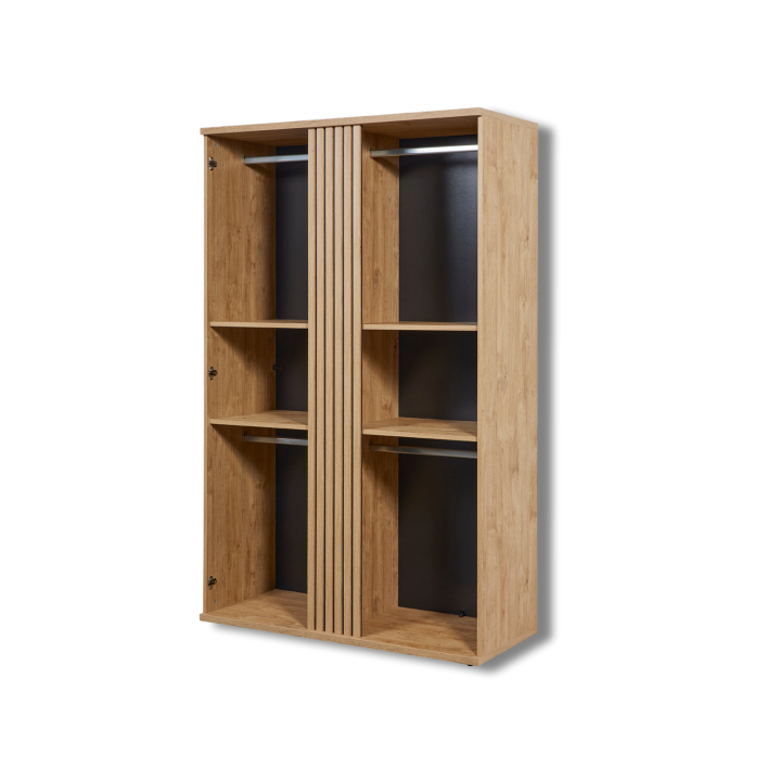 Garderobe 2 portes Camille golden oak