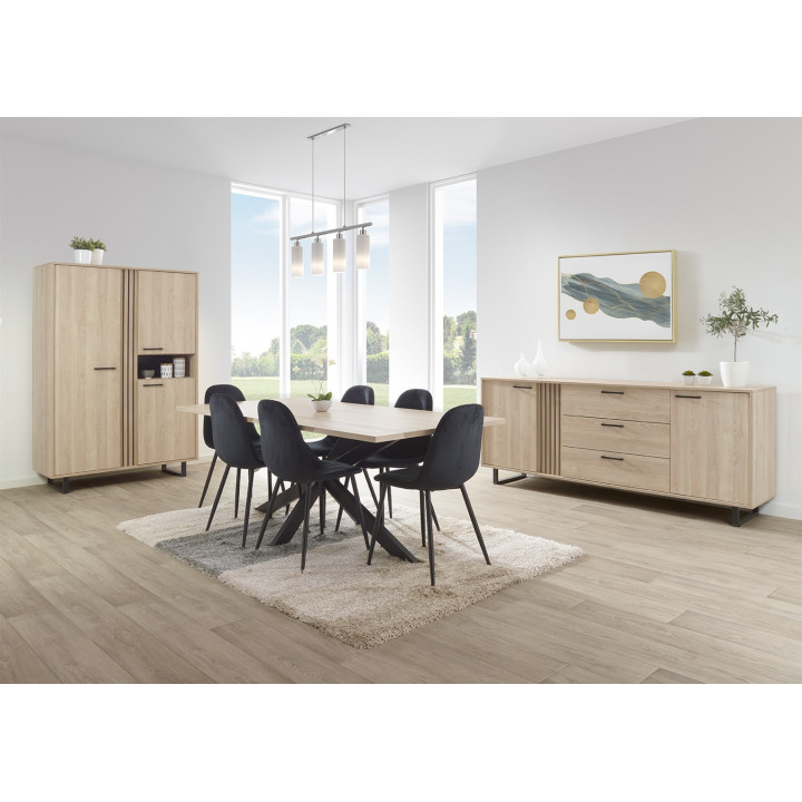 Meuble de rangement BK - Chêne sable Faro