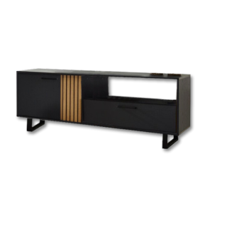 Meuble tv Stucture noir Faro