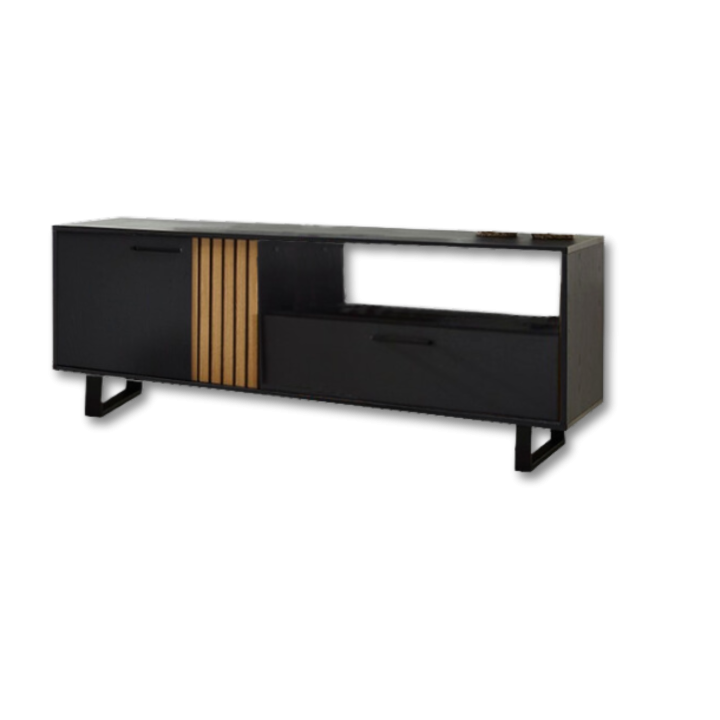 Meuble tv Stucture noir Faro