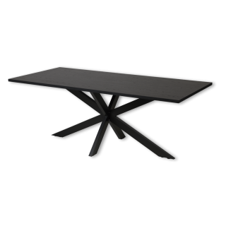 Table 170 cm Faro en décor chêne noir