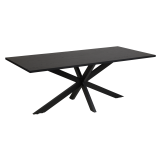 Table 170 cm Faro en décor chêne noir