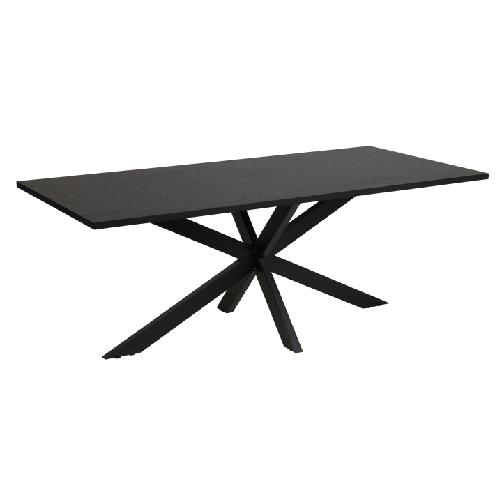 Table 170 cm Faro en décor chêne noir