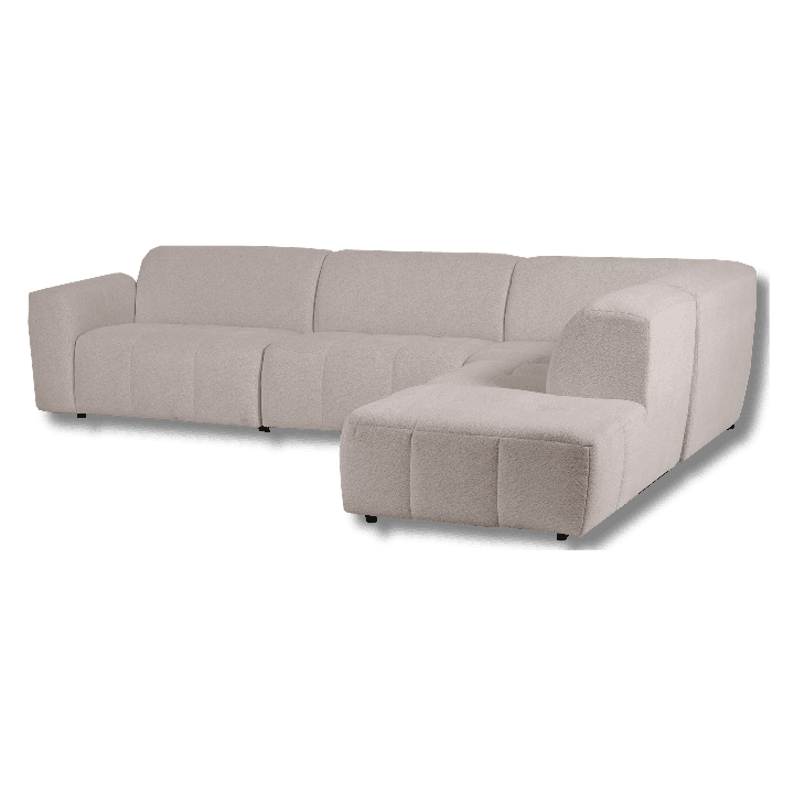 Salon d'angle Dimbara beige