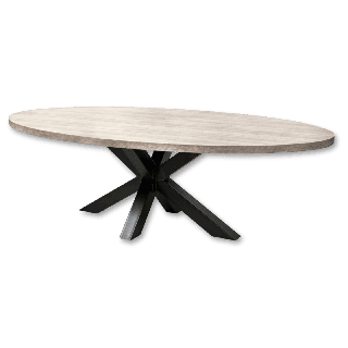 Belluno - Table ovale TOV23 MM 50 - Pied central