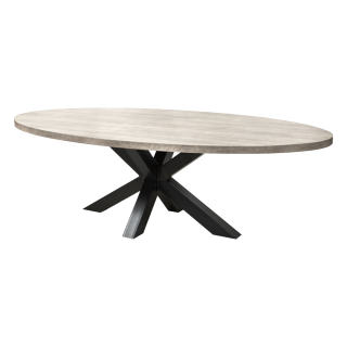 Belluno - Table ovale TOV23 MM 50 - Pied central