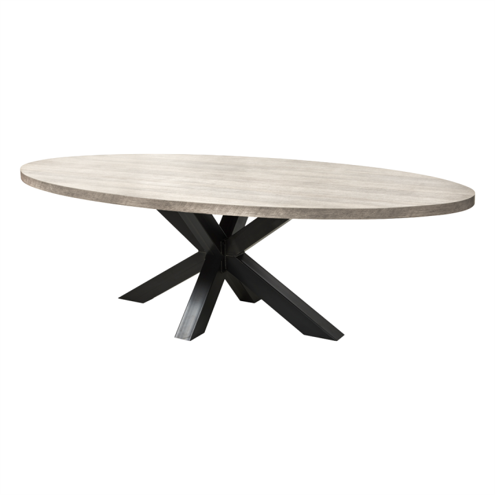 Belluno - Table ovale TOV23 MM 50 - Pied central