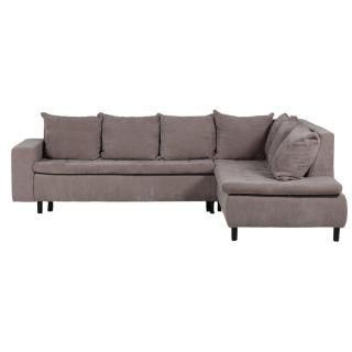 Salon d'angle Como taupe