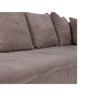 Salon d'angle Como taupe