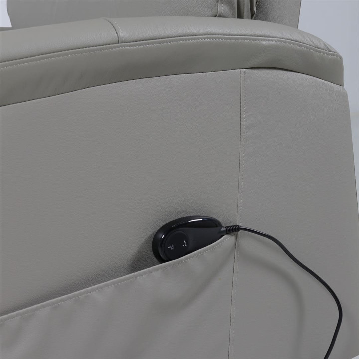 Fauteuil relax Gilbert gris