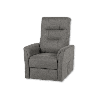 Fauteuil relax Gaston gris clair