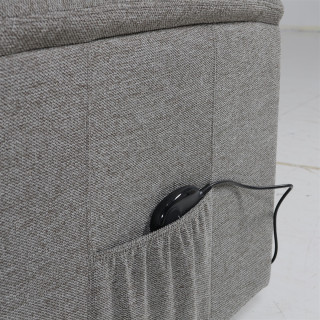 Fauteuil relax Gaston gris clair