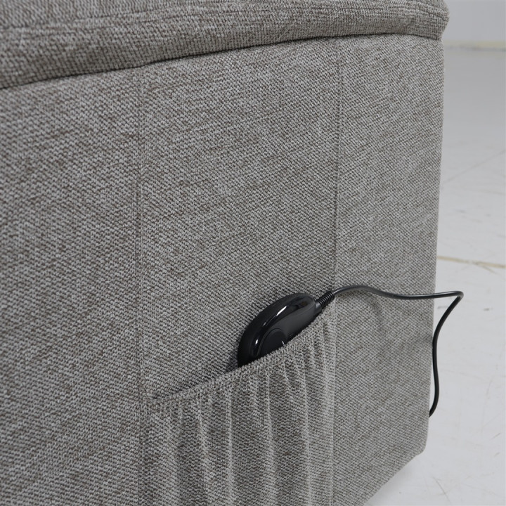 Fauteuil relax Gaston gris clair