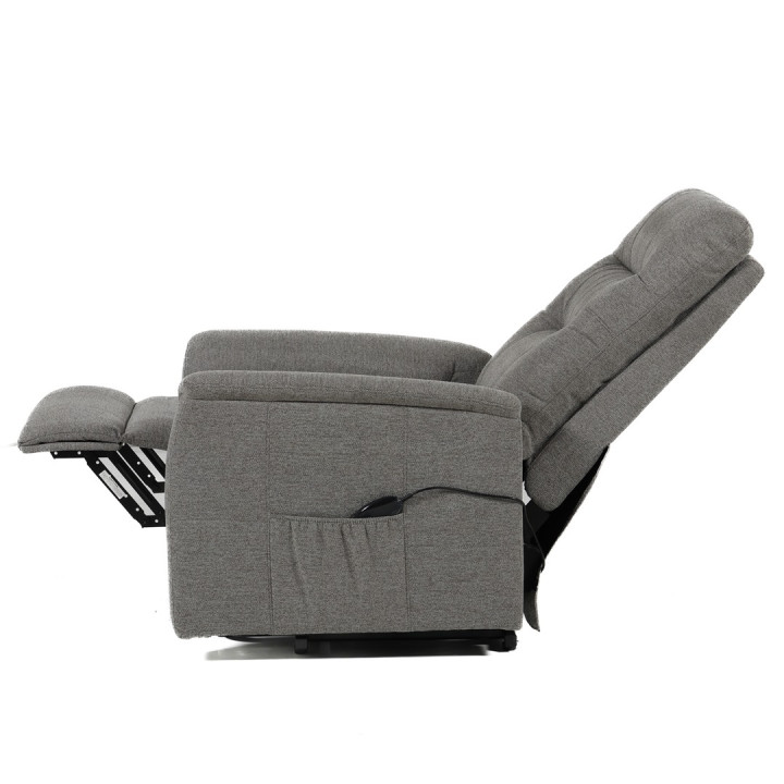 Fauteuil relax Gaston gris clair