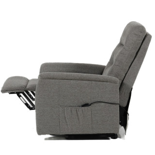 Fauteuil relax Gaston gris clair