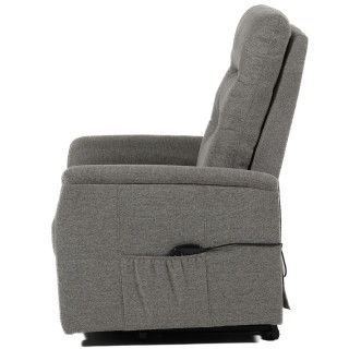 Fauteuil relax Gaston gris clair