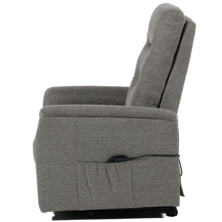 Fauteuil relax Gaston gris clair