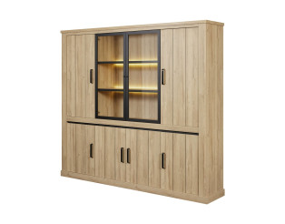 Bibliothèque Tibo french oak