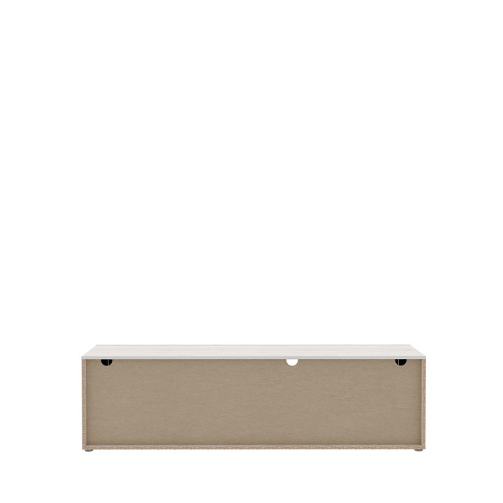 Meuble TV Baccio chêne cendre/blanc
