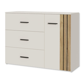 Commode Waikato sable/chêne mauvella