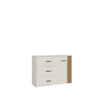 Commode Waikato sable/chêne mauvella