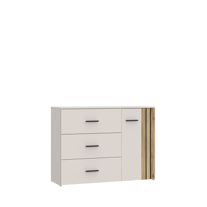 Commode Waikato sable/chêne mauvella