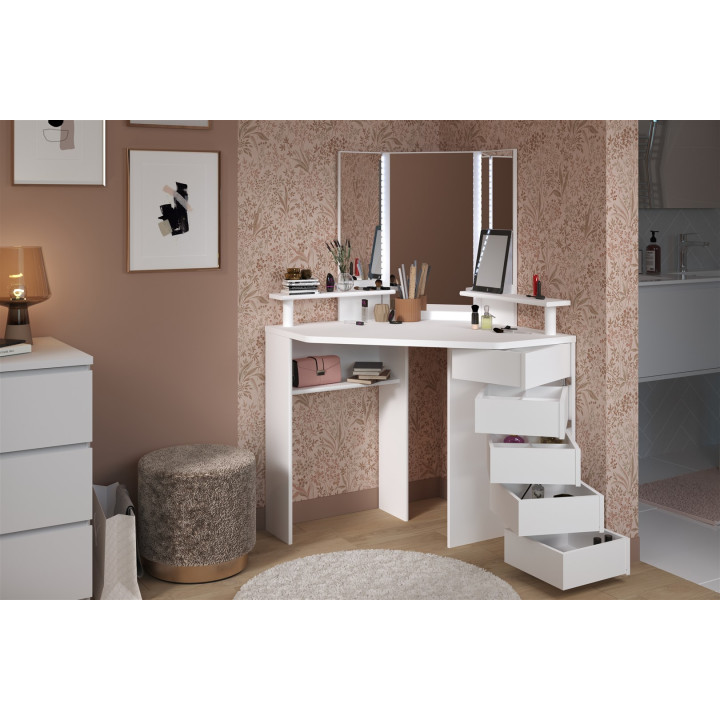Coiffeuse Sweet blanc