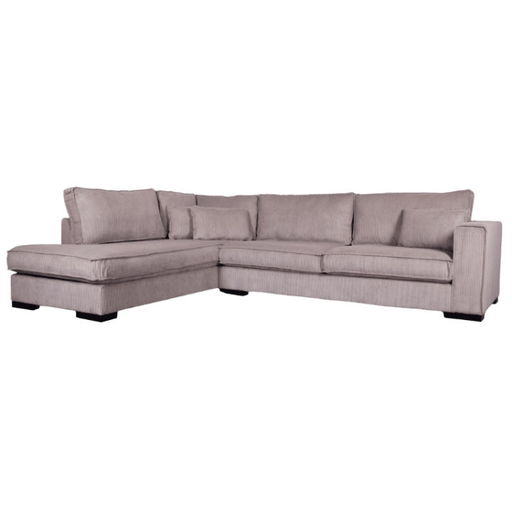 Salon d'angle gauche Brussels marron