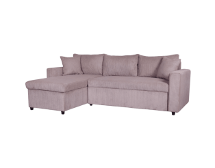 Salon d'angle convertible Golf marron