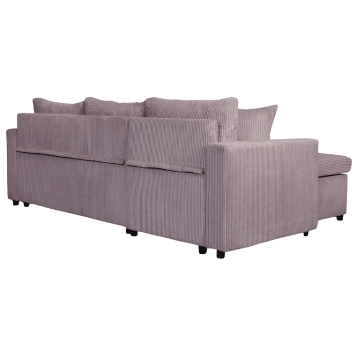 Salon d'angle convertible Golf marron