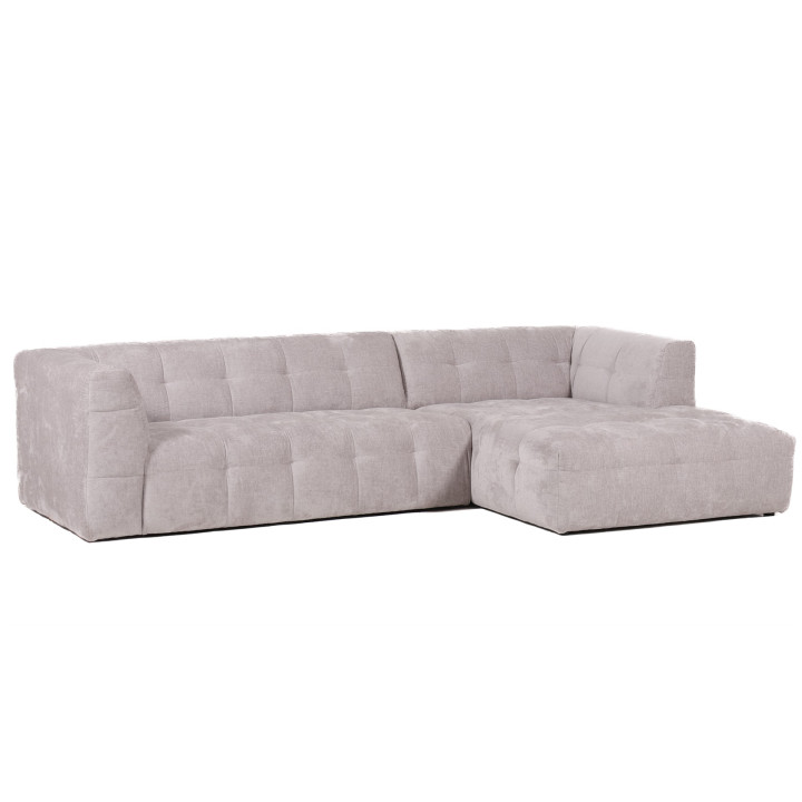 Salon d'angle Belice gris