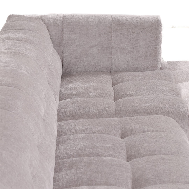 Salon d'angle Belice gris