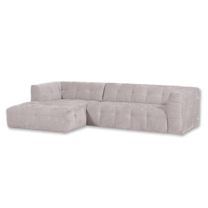 Salon d'angle gauche Belice gris