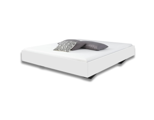 Phoenix 120 cm - Cadre de lit blanc mat