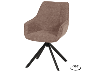 Chaise Bella marron clair