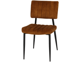 Chaise IVAN velour Gold