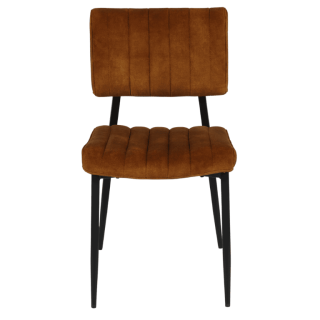 Chaise IVAN velour Gold
