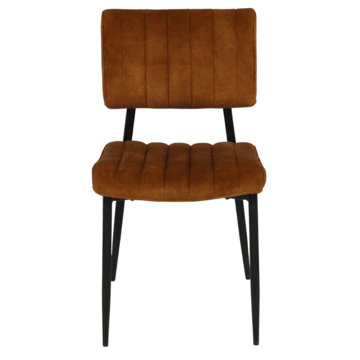 Chaise IVAN velour Gold