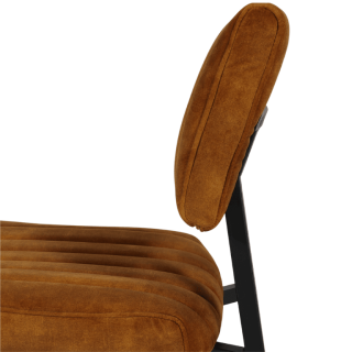 Chaise IVAN velour Gold