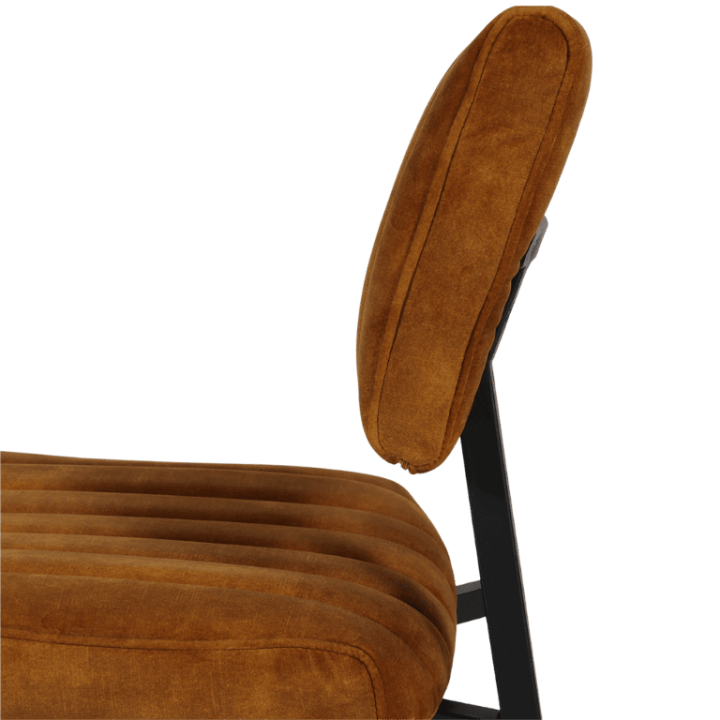 Chaise IVAN velour Gold