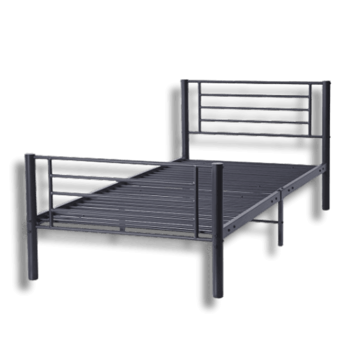 Lit 90x200 Sammy gris foncé