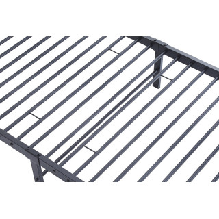 Lit 90x200 Sammy gris foncé
