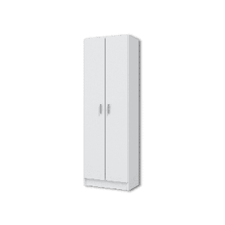 Armoire 2 portes (180cm) Multiusos blanc