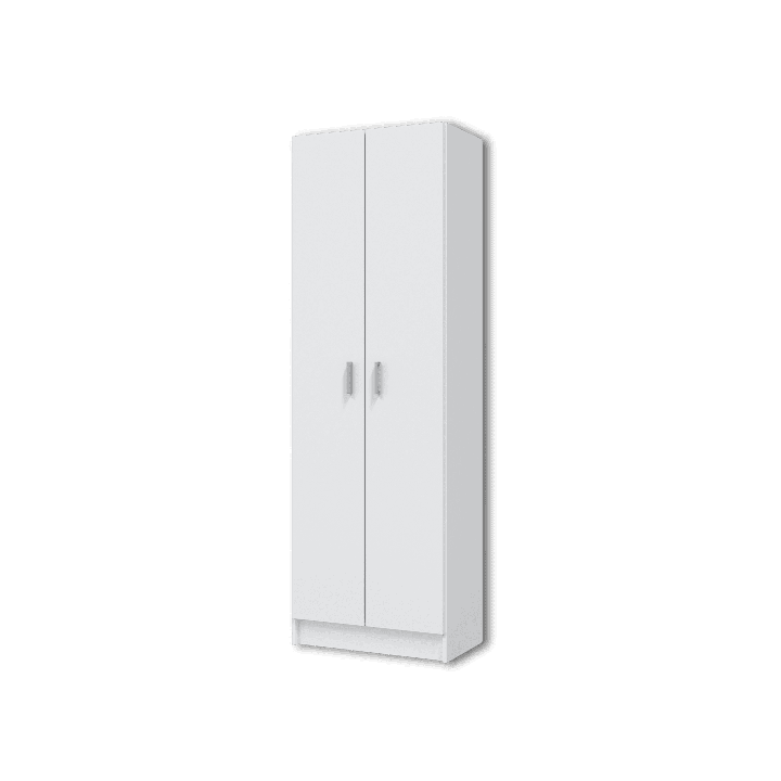 Armoire 2 portes (180cm) Multiusos blanc