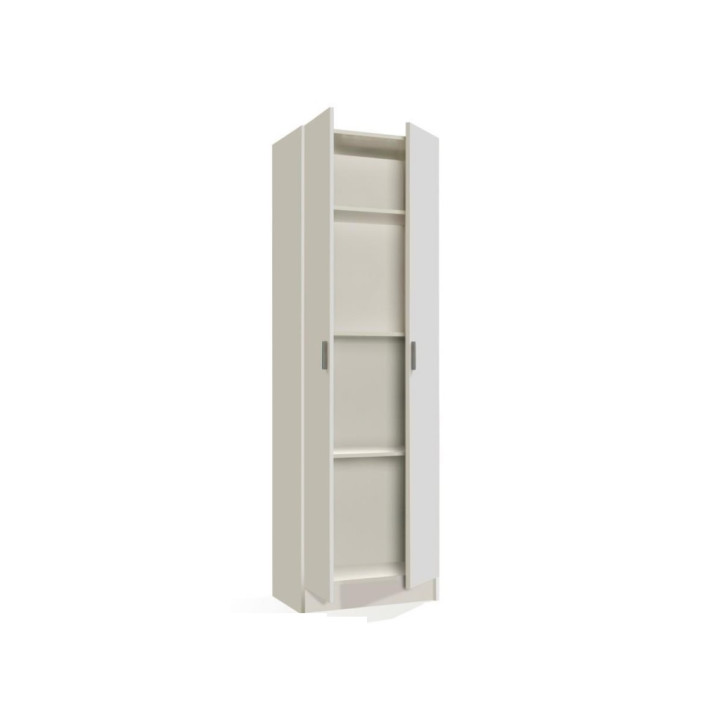 Armoire 2 portes (180cm) Multiusos blanc