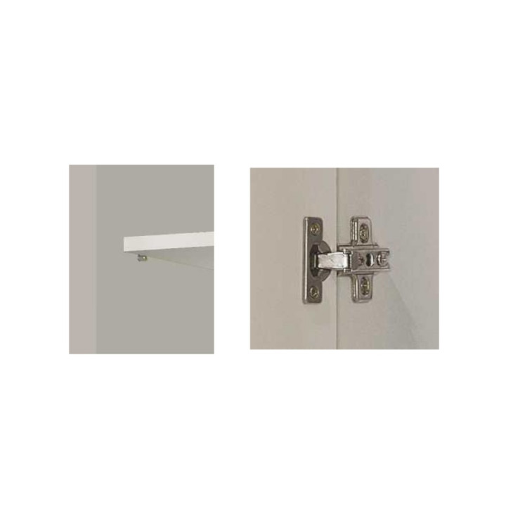 Bas 80 2P Multiusos blanc