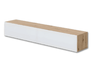 Meuble TV Kaway chêne artisan/blanc