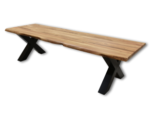 Table à manger 240 cm Zenith bois d'acacia
