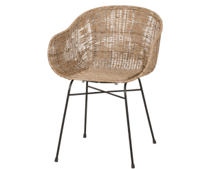 Chaise Armand rotin