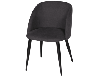Chaise Zara tissu anthracite